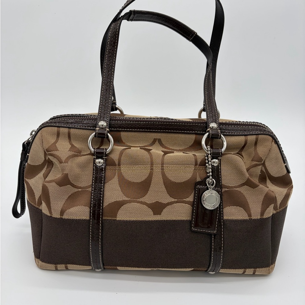 Coach signature vintage medium barrel mini - Picture 4 of 11